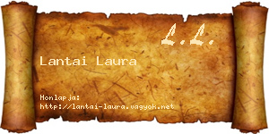 Lantai Laura névjegykártya